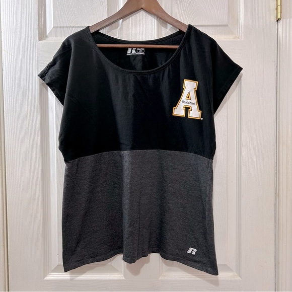 Appalachian State Women's T-Shirt Russell Athletic App Mountaineers XL Juniors - Picture 1 of 7